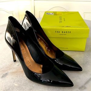 Ted Baker Savioz Black Patent Leather Pumps